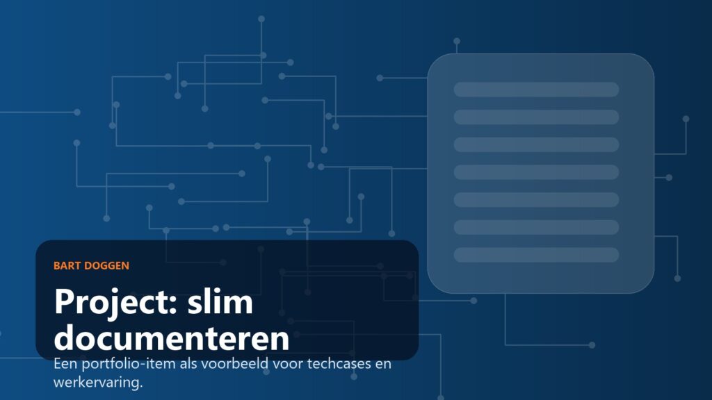 Abstract platform/documentatie beeld